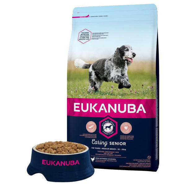 Eukanuba Caring Senior Medium Breed - Chicken || Eukanuba || view 4