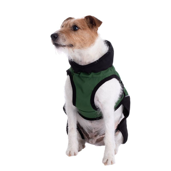 Soft Shell Dog Coat - Green || zooplus Exclusive || view 4