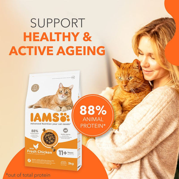 IAMS Advanced Nutrition Senior Cat 11+ with Chicken || IAMS || view 3