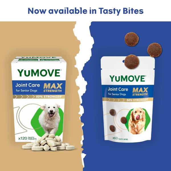 YuMOVE Joint Care Daily Bites for Senior Dogs Max Strength || YuMOVE || view 3