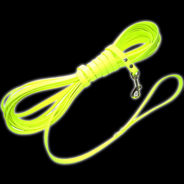 Heim Biothane® Long Dog Lead - Fluorescent Yellow || Heim || view 6