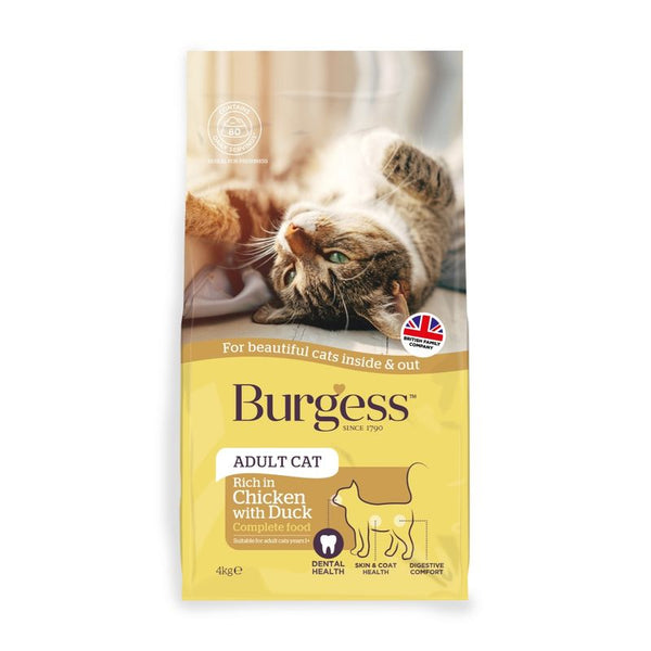 Burgess Adult Cat Rich in Chicken with Duck || Burgess || view 2