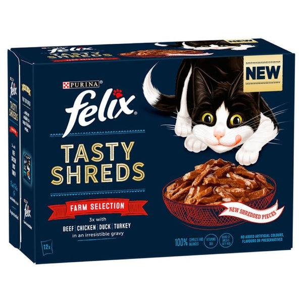 Felix Tasty Shreds 12 x 80g || undefined || view 3
