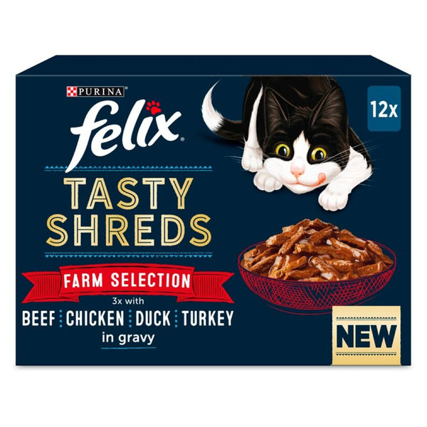 Felix Tasty Shreds 12 x 80g || undefined || view 1