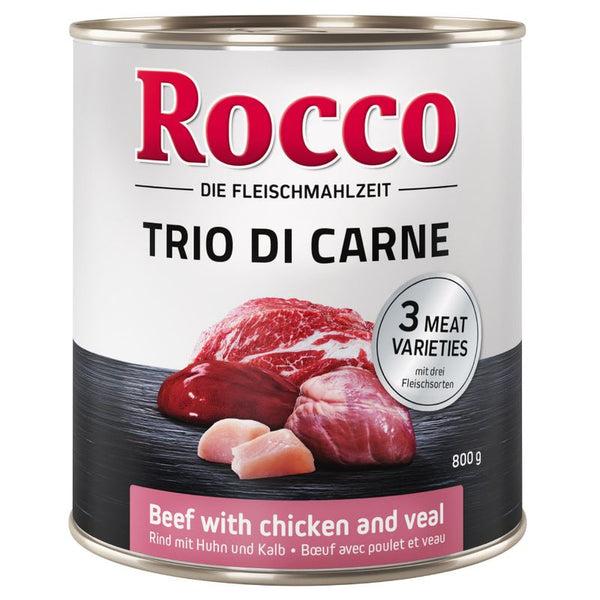 Rocco Classic Trio di Carne Saver Pack 24 x 800g || Rocco || view 3