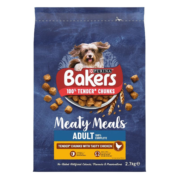 Bakers Adult Meaty Meals Tender Chunks with Tasty Chicken || Bakers || view 2