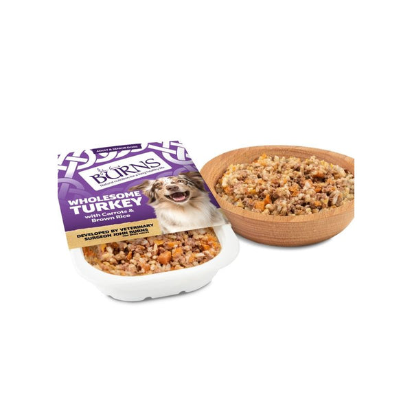 Burns Wholesome Turkey with Carrots & Brown Rice 6 x 395g || Burns || view 14