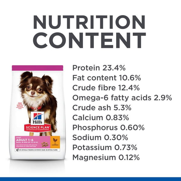 Hill's Science Plan Adult 1-6 Light Small & Mini with Chicken || Hill's Science Plan || view 5