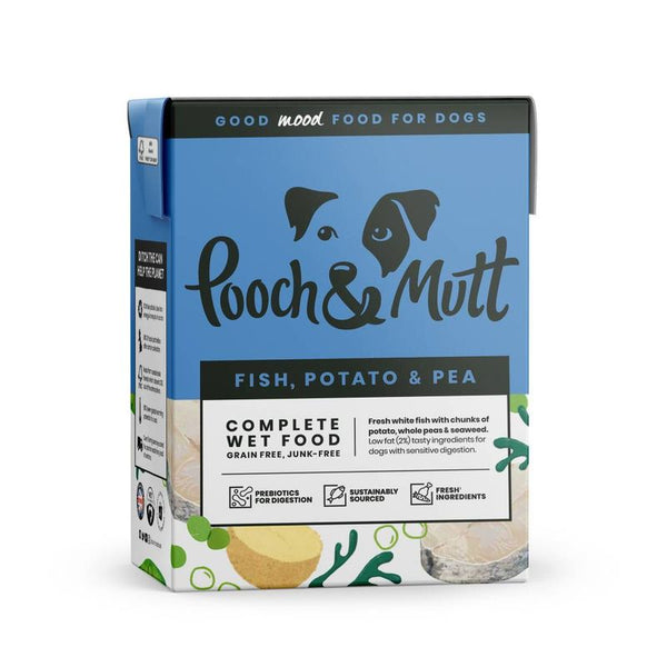 Pooch and Mutt Wet Dog Food -Fish, Potato & Pea || Pooch & Mutt || view 1