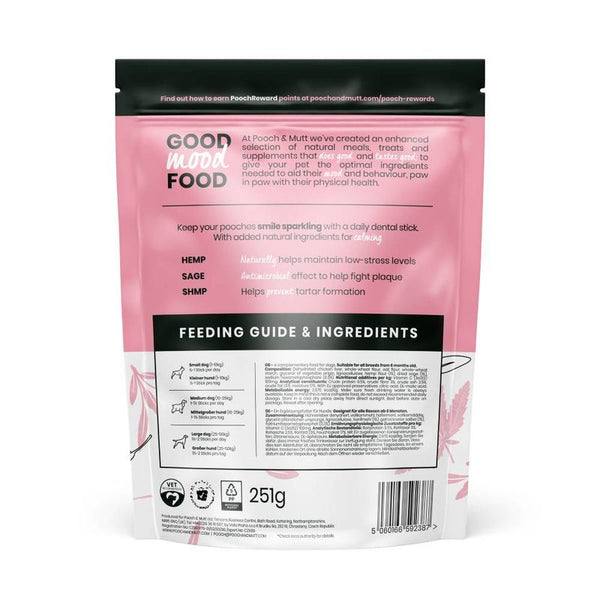 Pooch and Mutt Calming Dental Sticks 251g || Pooch & Mutt || view 2