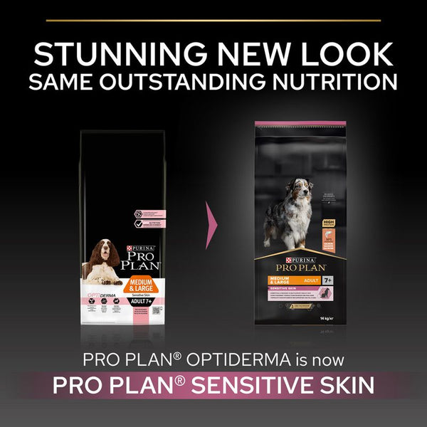 PURINA PRO PLAN Senior Medium & Large Adult 7+ Sensitive Skin || Pro Plan || view 3