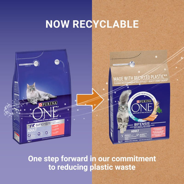 PURINA ONE Adult Salmon & Whole Grains Dry Cat Food || Purina One || view 9