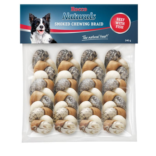 Rocco Smoked Rawhide Plaited Chews || Rocco || view 1