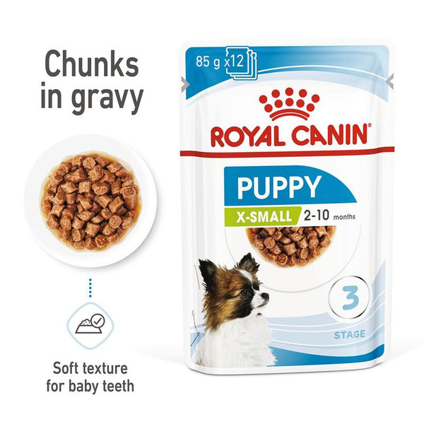 Royal Canin X-Small Puppy in Gravy || Royal Canin Care Nutrition || view 1