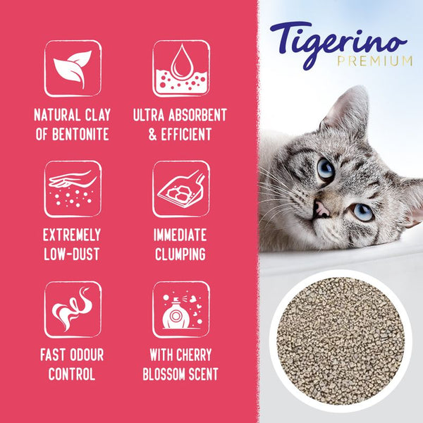 Tigerino Premium Cat Litter Limited Summer Edition – Cherry Blossom Scent || Tigerino || view 2