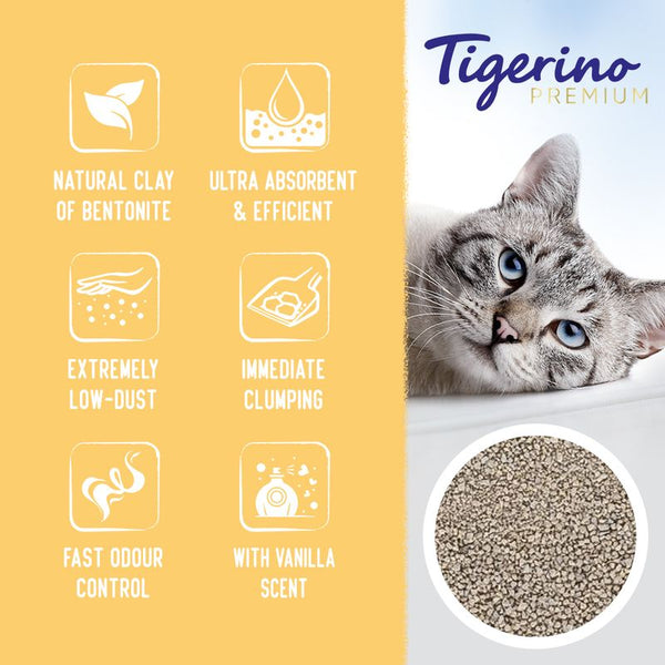 Tigerino Premium Cat Litter – Vanilla Scent || undefined || view 2