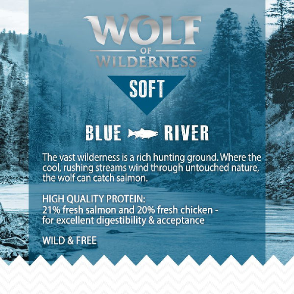Wolf of Wilderness Soft "Blue River" - Salmon || Wolf of Wilderness || view 4