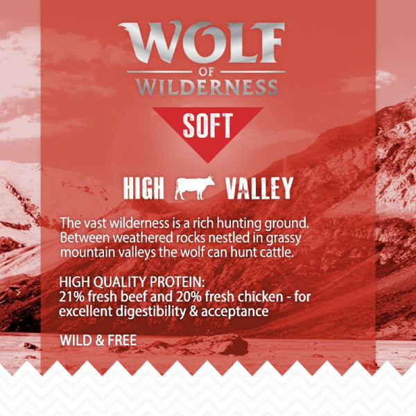 Wolf of Wilderness Soft "High Valley" - Beef || Wolf of Wilderness || view 4