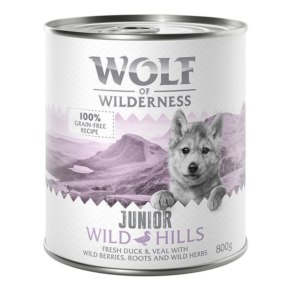 Wolf of Wilderness Junior Duo-Protein Recipe 6 x 800g || Wolf of Wilderness || view 1