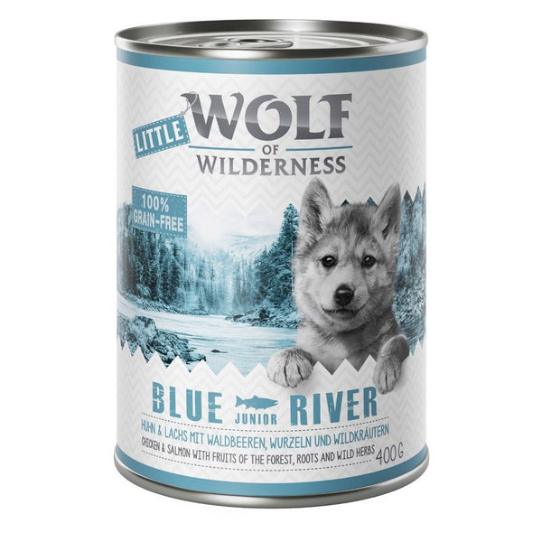 Wolf of Wilderness Junior Duo-Protein Recipe Saver Pack 24 x 400g || Wolf of Wilderness || view 2