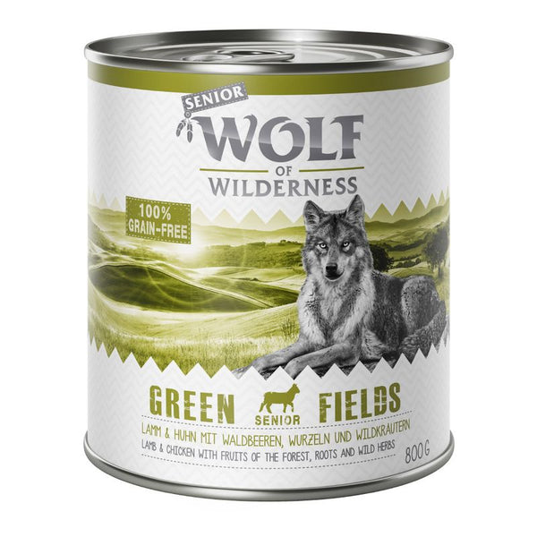 Wolf of Wilderness Senior Duo-Protein Recipe Saver Pack 24 x 800g || Wolf of Wilderness || view 3