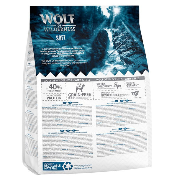 Wolf of Wilderness Soft "Blue River" - Salmon || Wolf of Wilderness || view 8