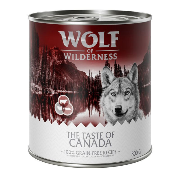 Wolf of Wilderness "The Taste of" Saver Pack 24 x 800g || Wolf of Wilderness || view 2