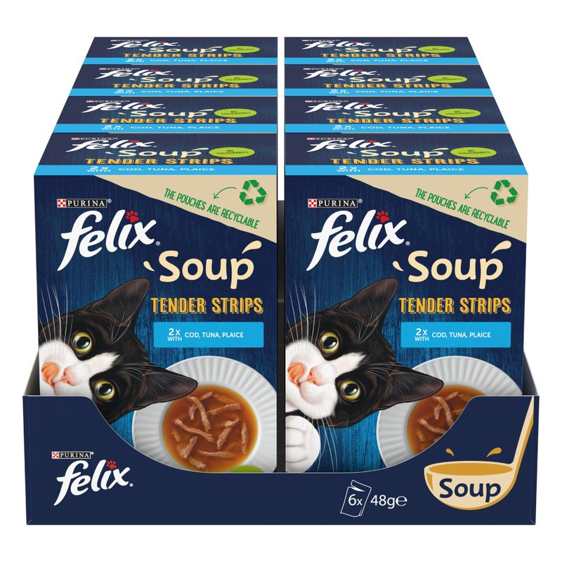 Felix Soup Tender Strips 6 x 48g || undefined || view 5