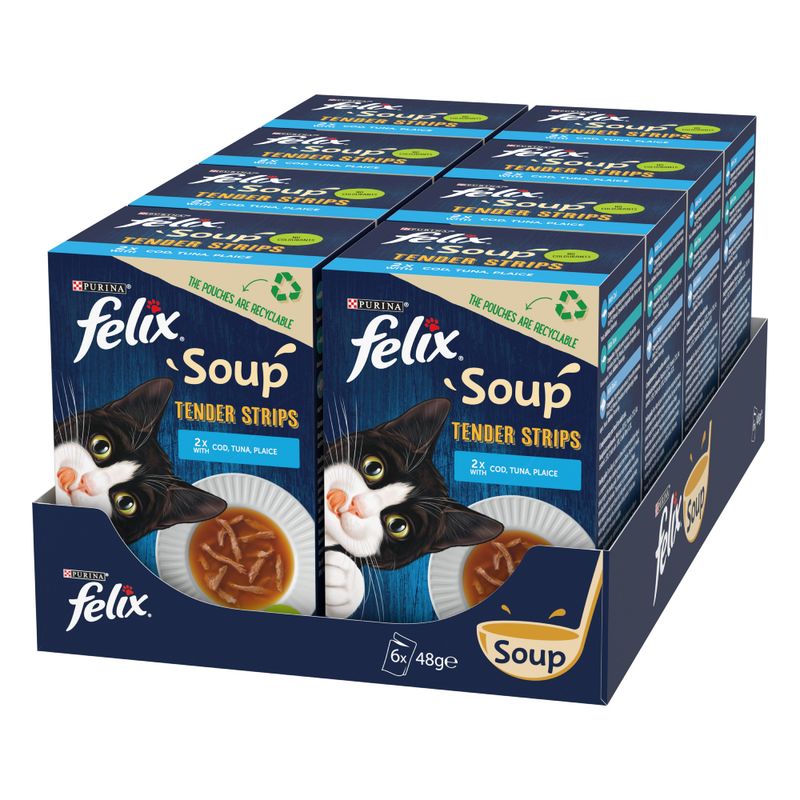 Felix Soup Tender Strips 6 x 48g || undefined || view 4