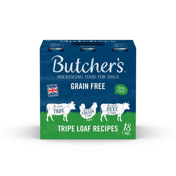 Butcher's Grain Free Tripe Loaf Recipes 18 x 400g || Butcher's || view 4