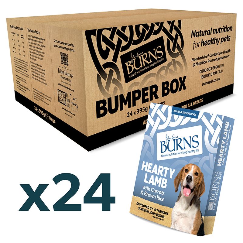 Burns Hearty Lamb, Vegetables & Brown Rice 6 x 395g || Burns || view 4