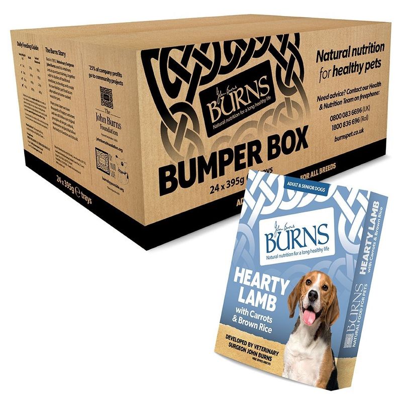 Burns Hearty Lamb, Vegetables & Brown Rice 6 x 395g || Burns || view 3