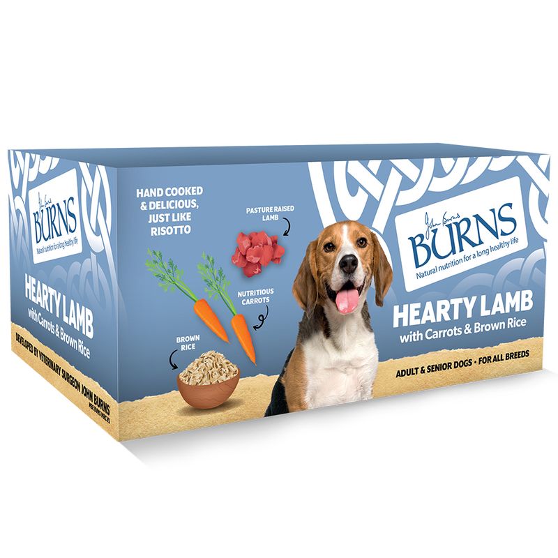 Burns Hearty Lamb, Vegetables & Brown Rice 6 x 395g || Burns || view 2