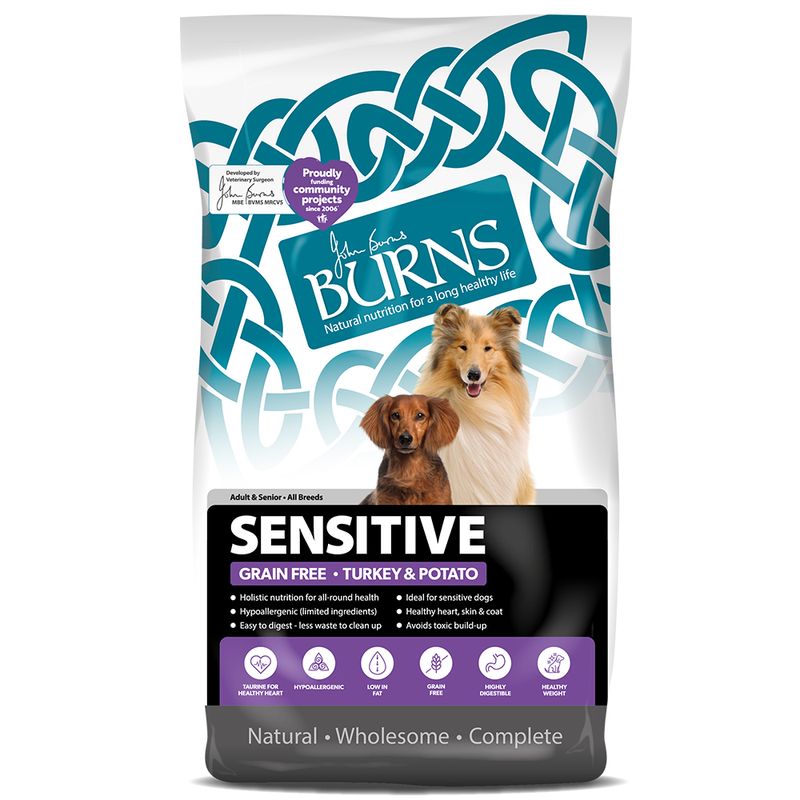 Burns Adult & Senior Sensitive Grain-Free - Turkey & Potato || Burns || view 2