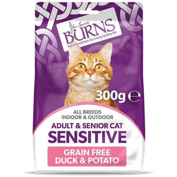 Burns Adult & Senior Cat Sensitive Grain-Free Duck & Potato || Burns || view 13