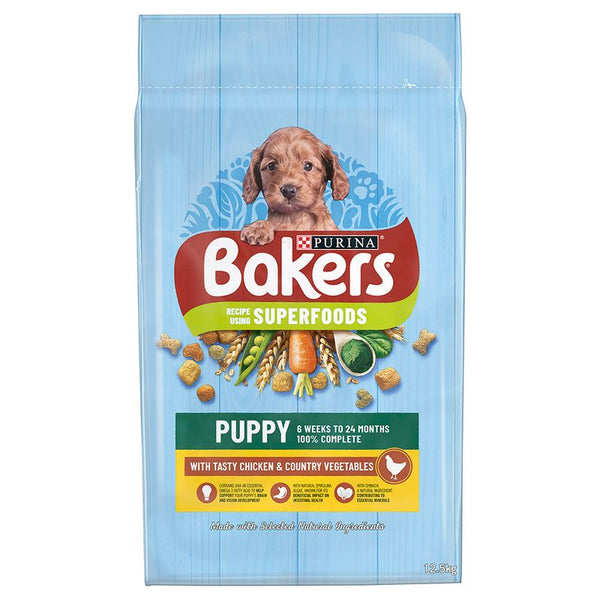 Bakers Puppy Rich in Chicken with Country Vegetables || Bakers || view 2