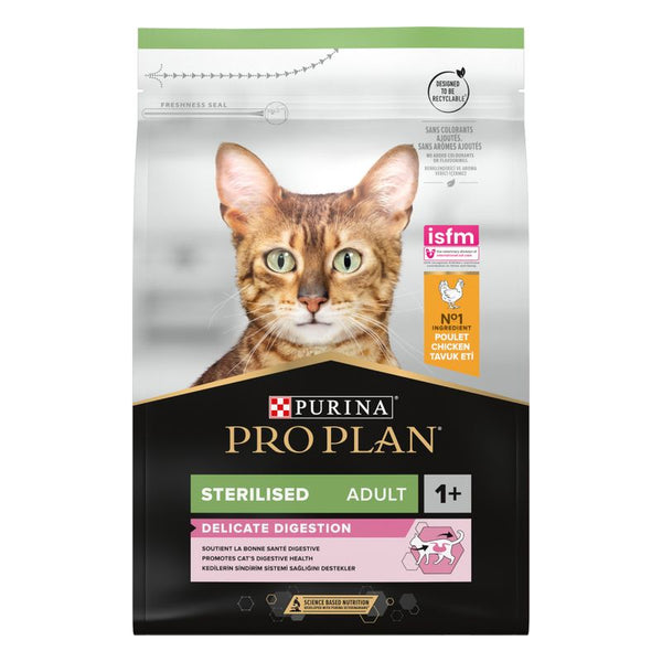 Purina Pro Plan Sterilised Adult 1+ Delicate Digestion - Chicken || Pro Plan || view 2