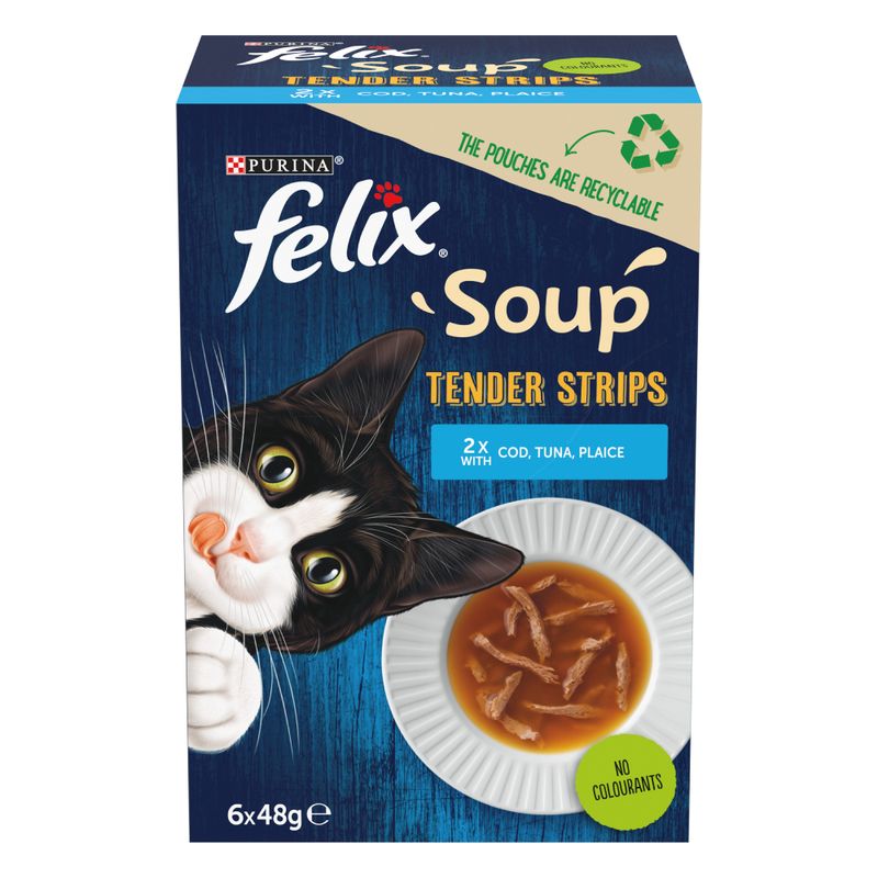 Felix Soup Tender Strips Saver Pack 48 x 48g || undefined || view 1