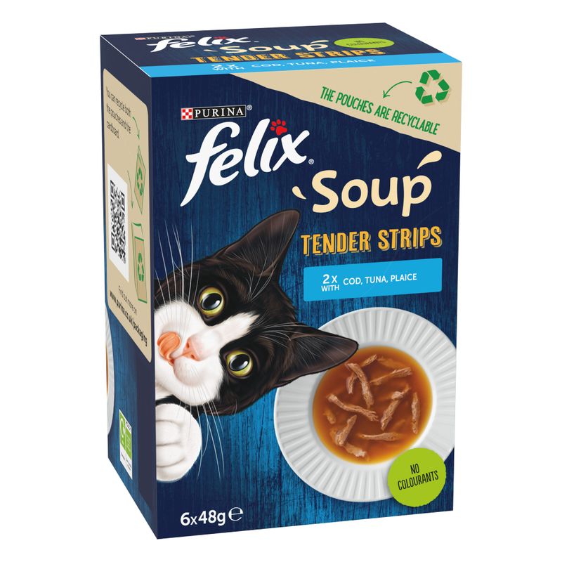 Felix Soup Tender Strips 6 x 48g || undefined || view 2