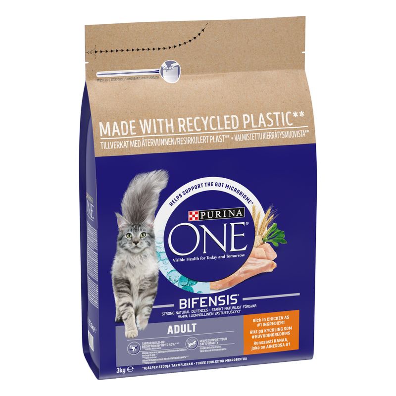 PURINA ONE Adult Chicken & Whole Grains Dry Cat Food || Purina One || view 2