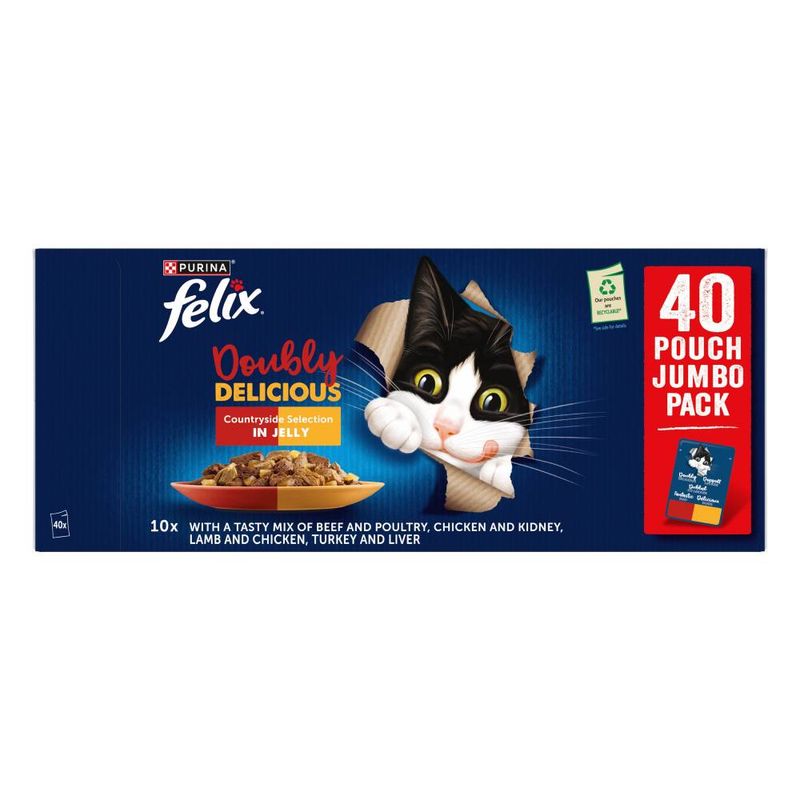 Felix As Good As It Looks - Doubly Delicious Jumbo Pack 40 x 85g || undefined || view 3