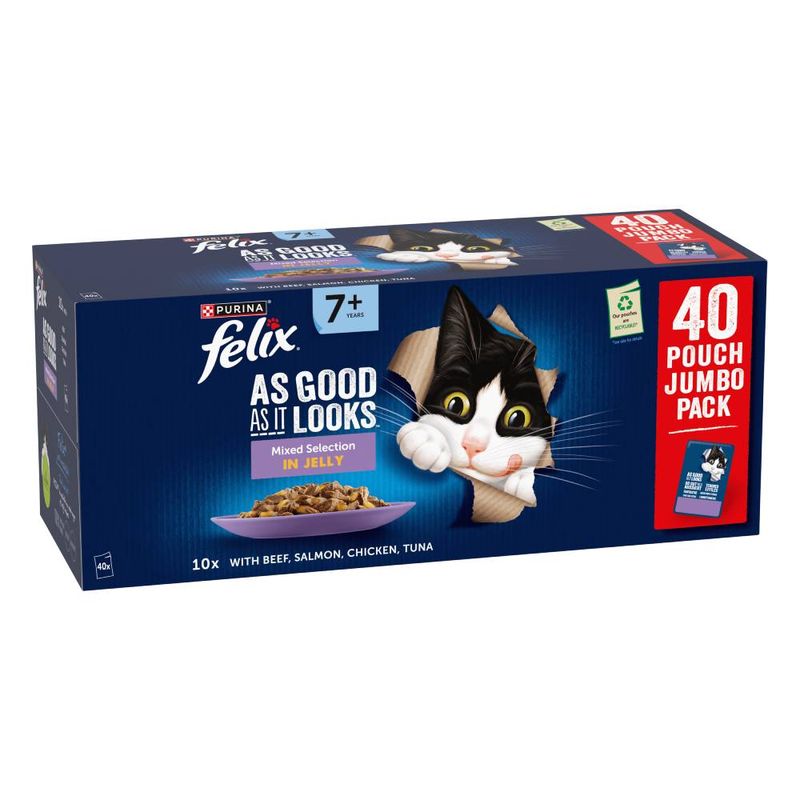 Felix Senior As Good As It Looks Saver Pack 40 x 85g || undefined || view 2