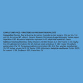 Composition: Cereals, meat and animal by-products, vegetable protein extracts, oils and fats, fish (4% salmon), minerals, vegetables. Analytical constituents: Protein 34%, fat 12.5%.