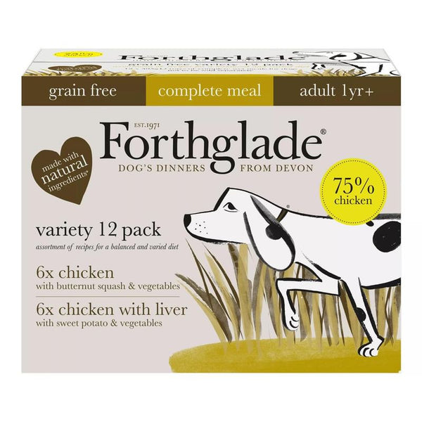 Forthglade Complete Meal Grain-Free Adult Dog - Chicken & Chicken Liver || Forthglade || view 2
