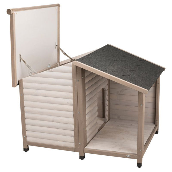 Trixie Natura Log Cabin with Porch Dog Kennel || Trixie Natura || view 4