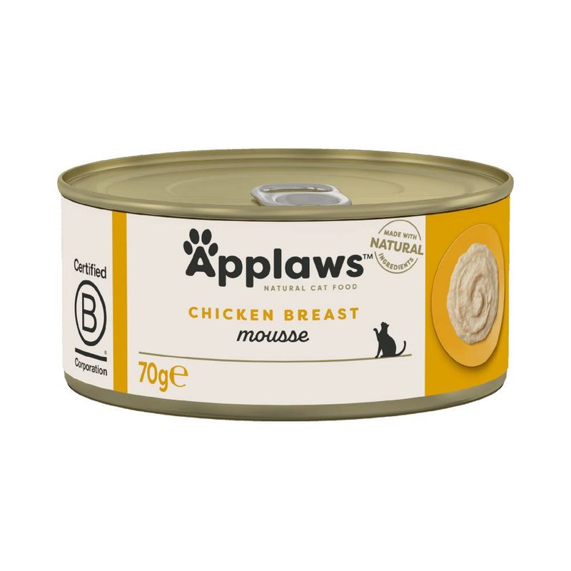 Applaws Adult Cat Cans in Mousse 70g || undefined || view 1