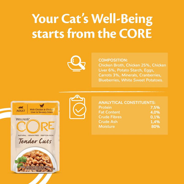 Wellness Core Tender Cuts Adult Wet Cat Food || Wellness Core || view 10