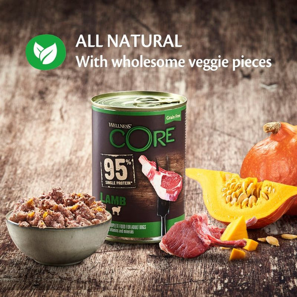 Wellness Core Adult 95% Single Protein Lamb & Pumpkin Wet Dog Food || Wellness Core || view 6