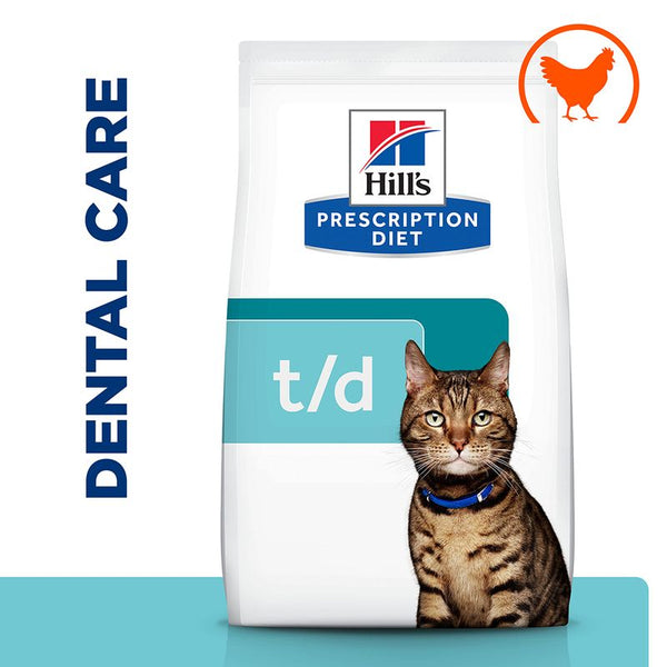 Hill's Prescription Diet Feline t/d Dental Care - Chicken || Hill's Prescription Diet || view 1