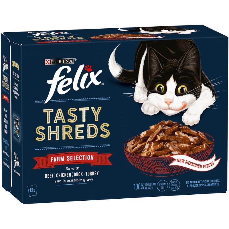 Felix Tasty Shreds 12 x 80g || undefined || view 2